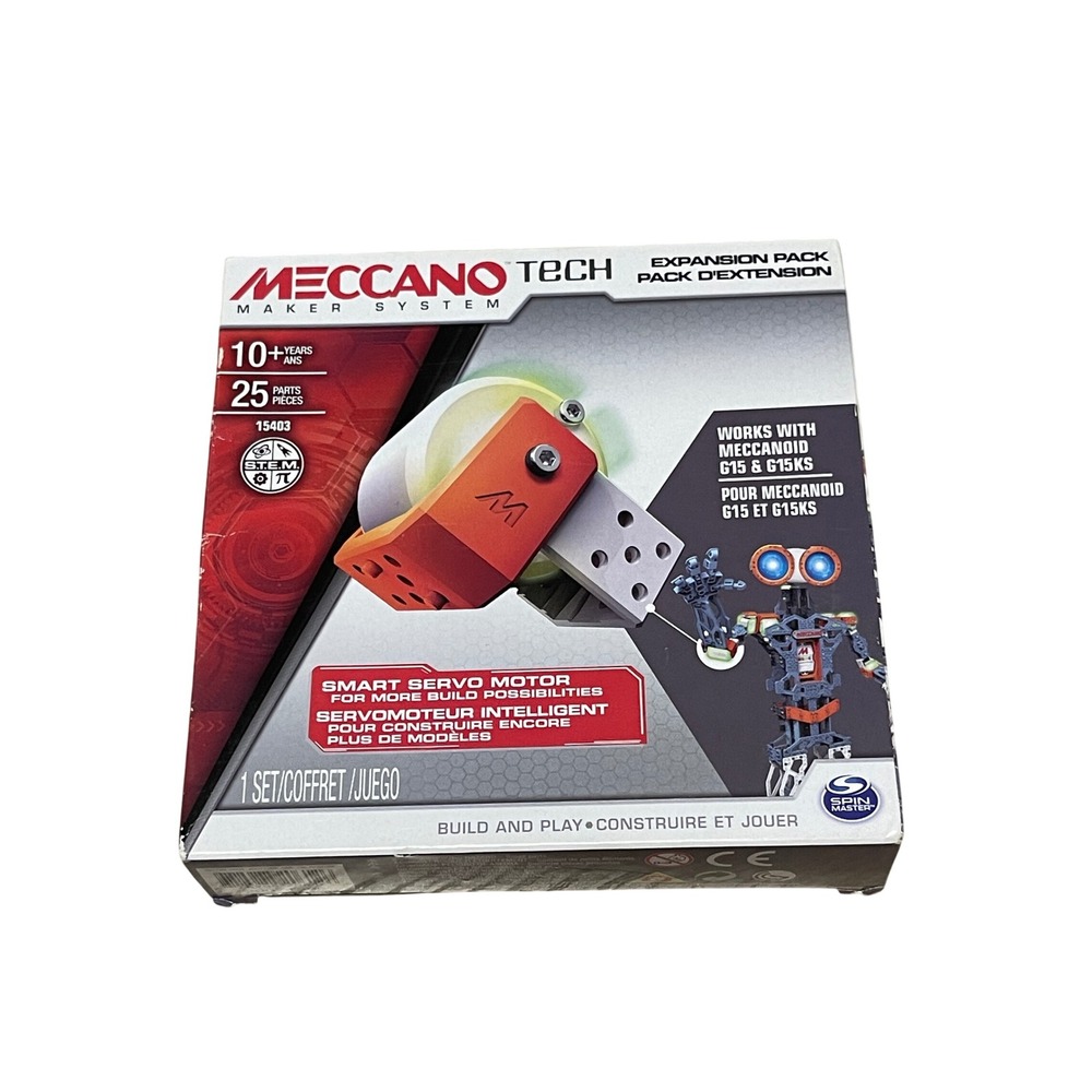 Meccano Tech Smart Servo Motor Expansion Pack 15403 for Meccanoid G15 G15KS NEW